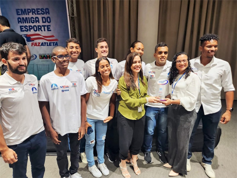 Bahiagás é homenageada no evento “Empresa Amiga do Esporte”