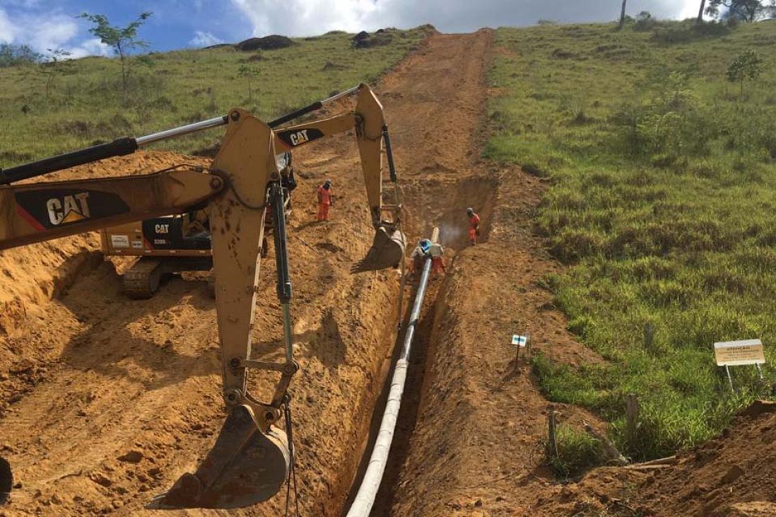 Obras do Gás Sudoeste avançam